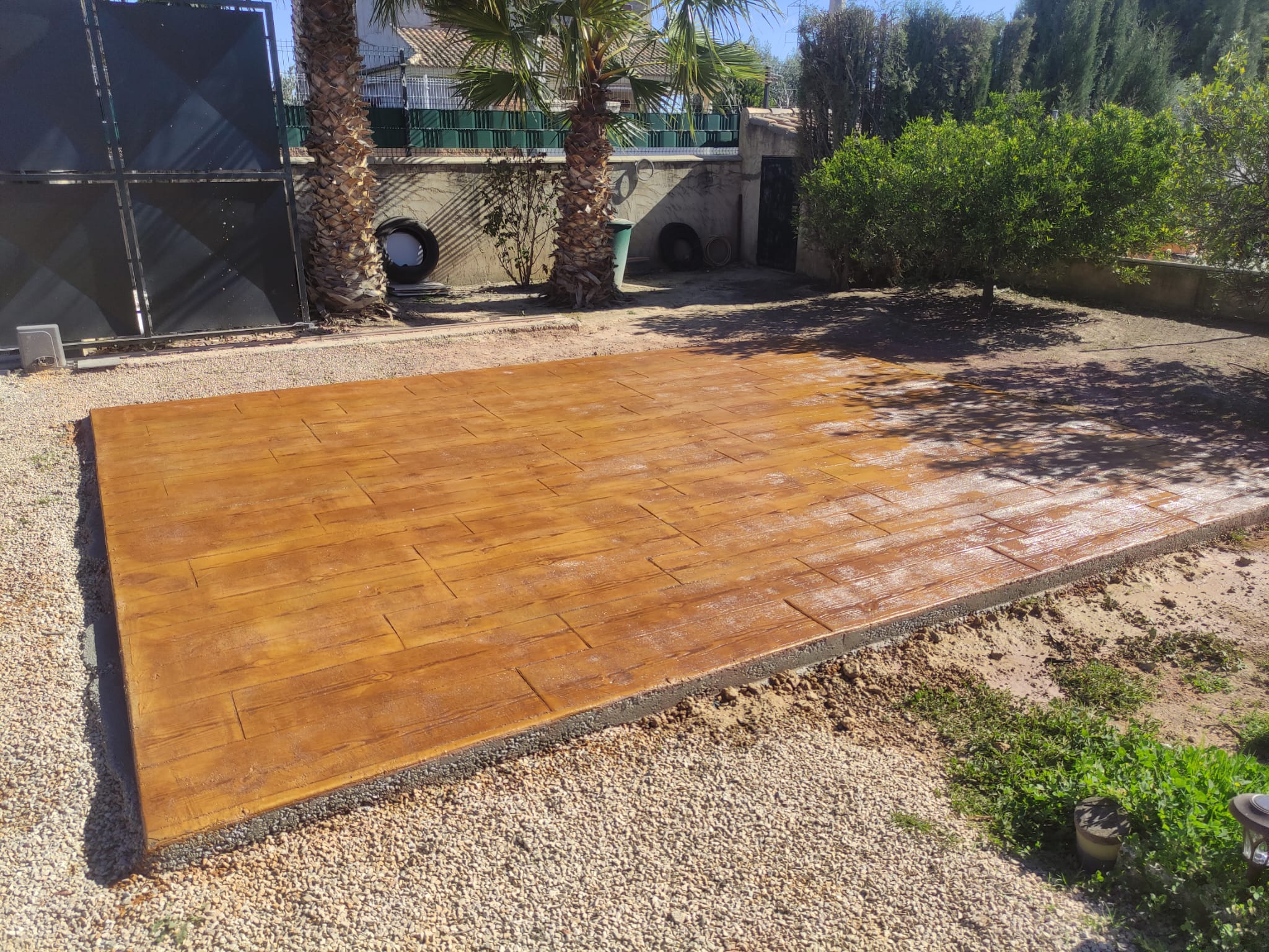 Molde Madera en Hormigón